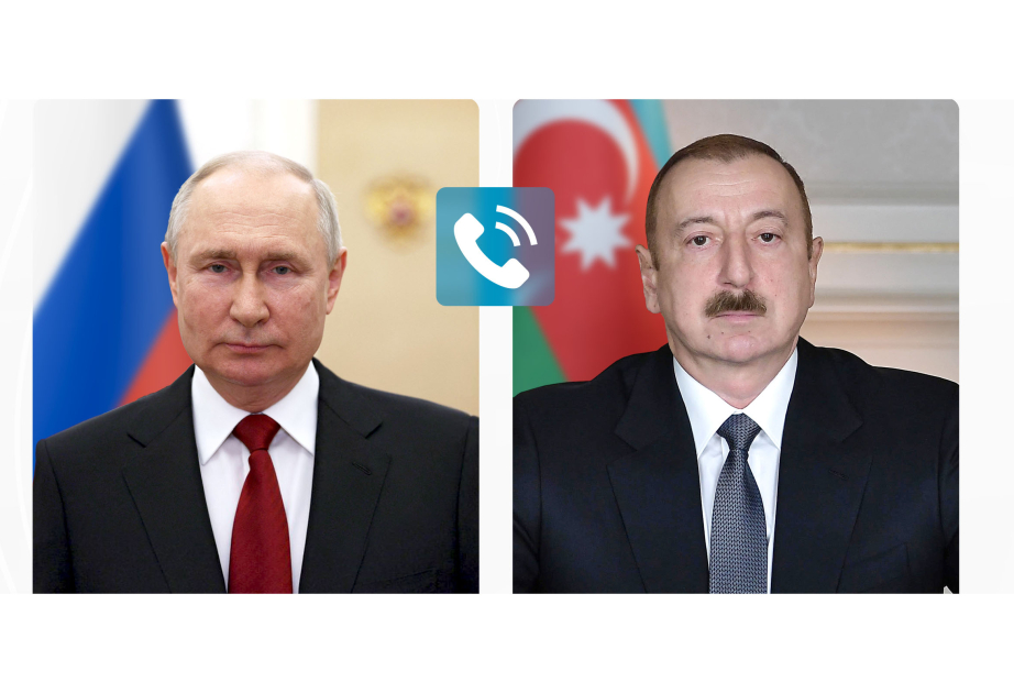 Putin İlham Əliyevlə gündəmi MÜZAKİRƏ ETDİ