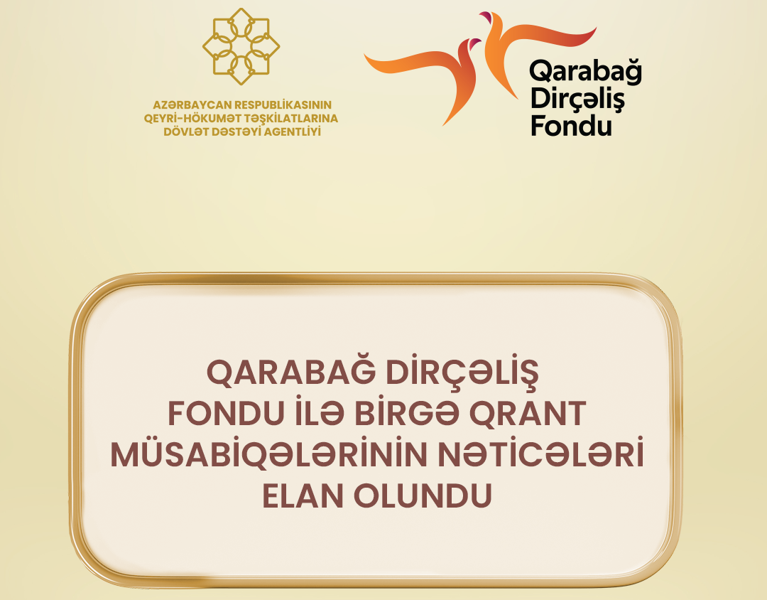 Agentlik birgə müsabiqənin qaliblərini elan edib - SİYAHI